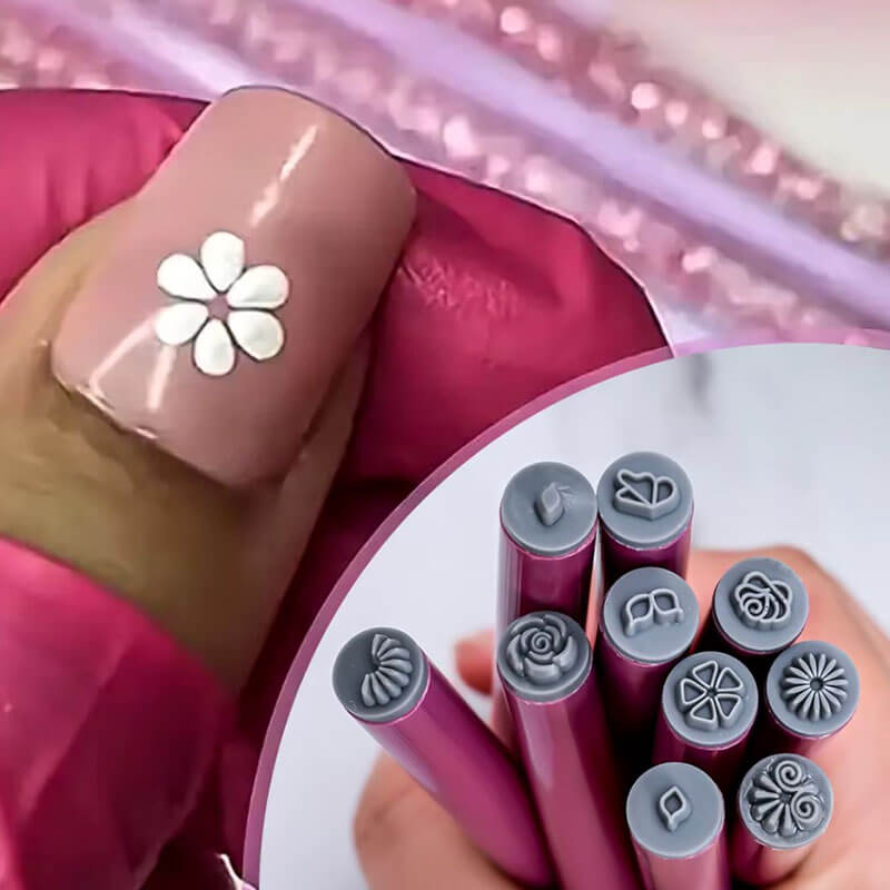 Set de ștampile pentru unghii NailCraft™ (15 buc)