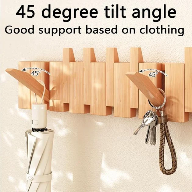 PianoRack™ cuier din lemn în formă de clape de pian