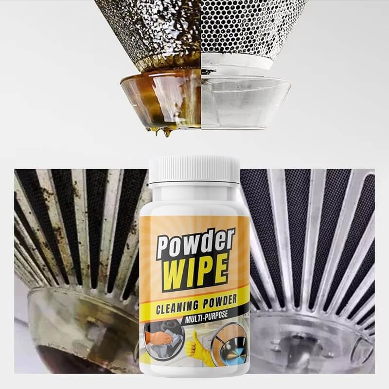 Pudră de curățare puternică multifuncțională PowderWipe