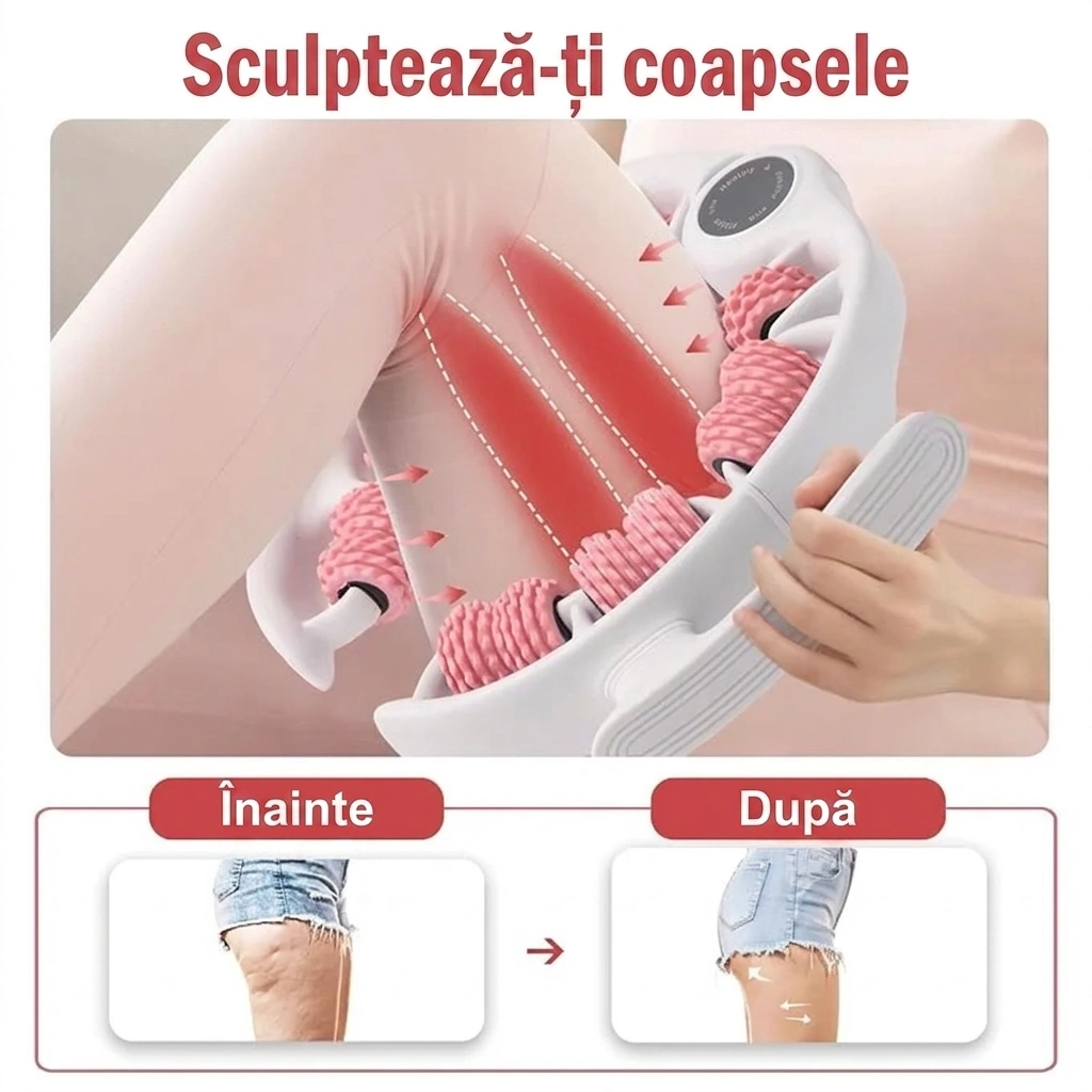 Rolă de masaj corporal reglabilă la 360° RolloSphere™