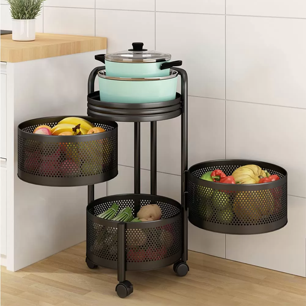 Organizator troler cu 3 niveluri RotatoRack™