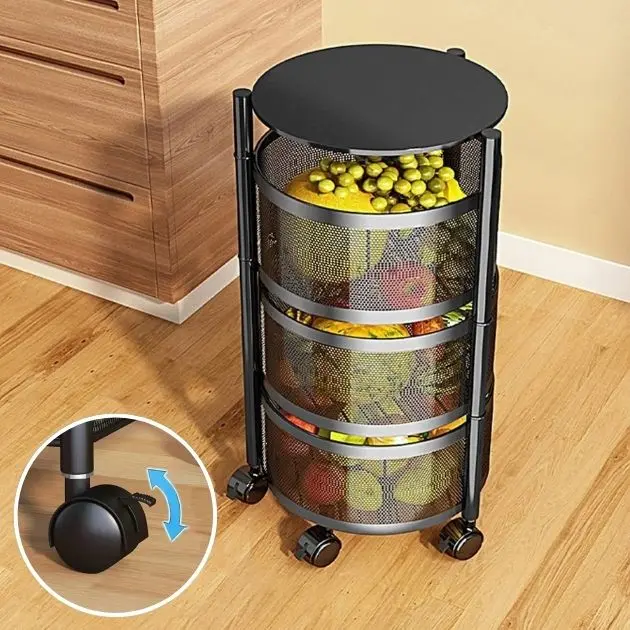 Organizator troler cu 3 niveluri RotatoRack™