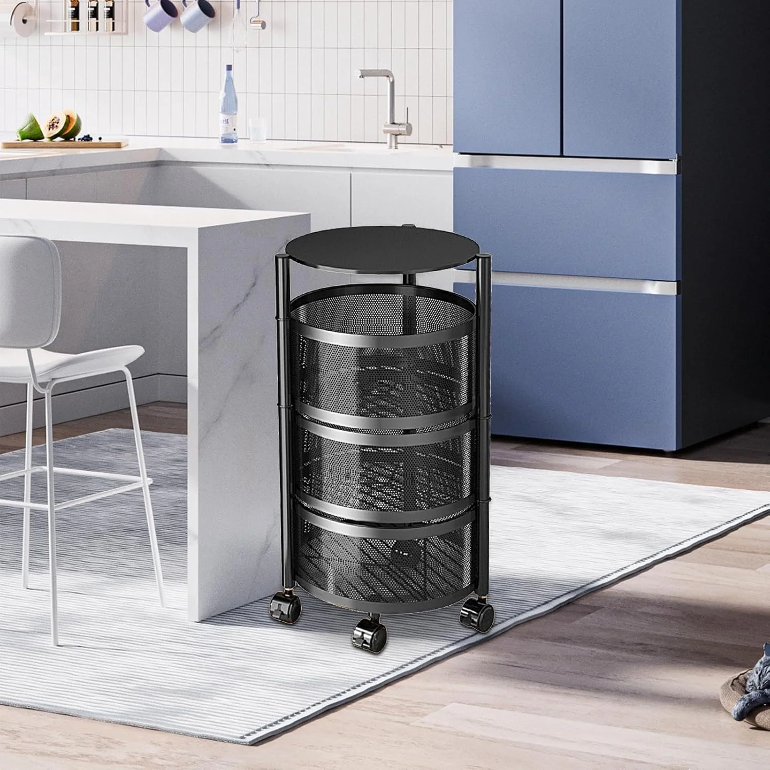 Organizator troler cu 3 niveluri RotatoRack™