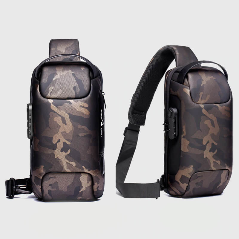 Rucsac crossbody cu protecție antifurt LuxBag