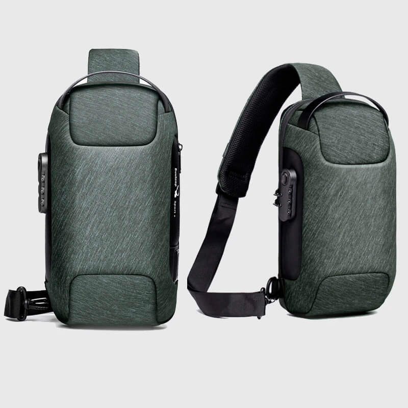 Rucsac crossbody cu protecție antifurt LuxBag