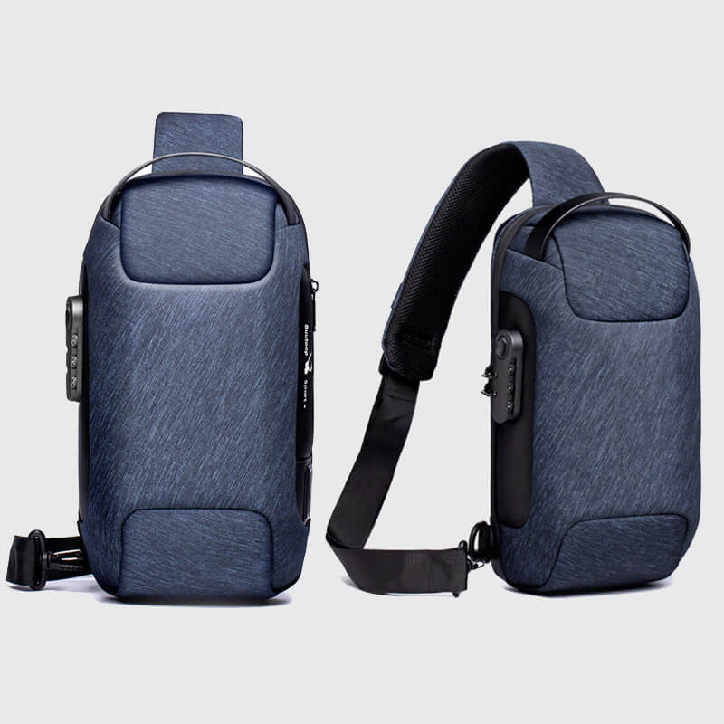 Rucsac crossbody cu protecție antifurt LuxBag