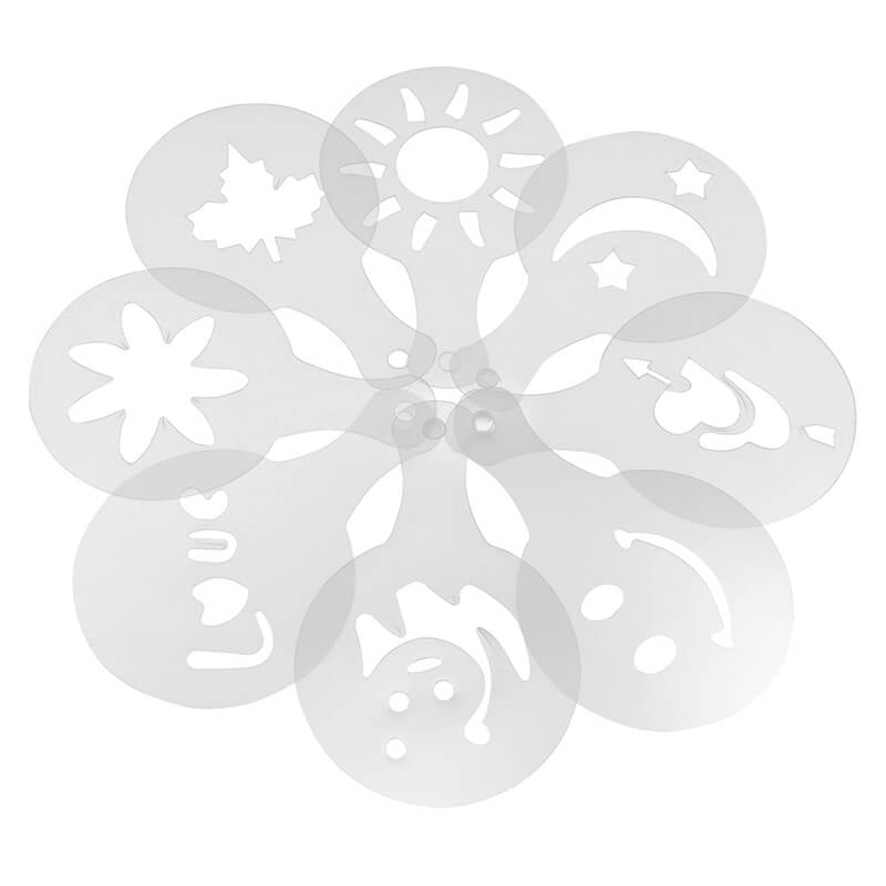 Șabloane decorative pentru cappuccino SchiumaWow