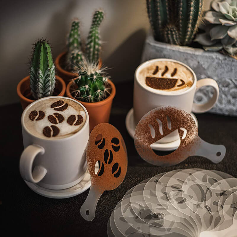 Șabloane decorative pentru cappuccino SchiumaWow