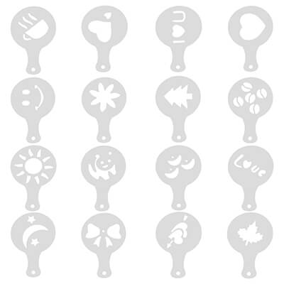 Șabloane decorative pentru cappuccino SchiumaWow