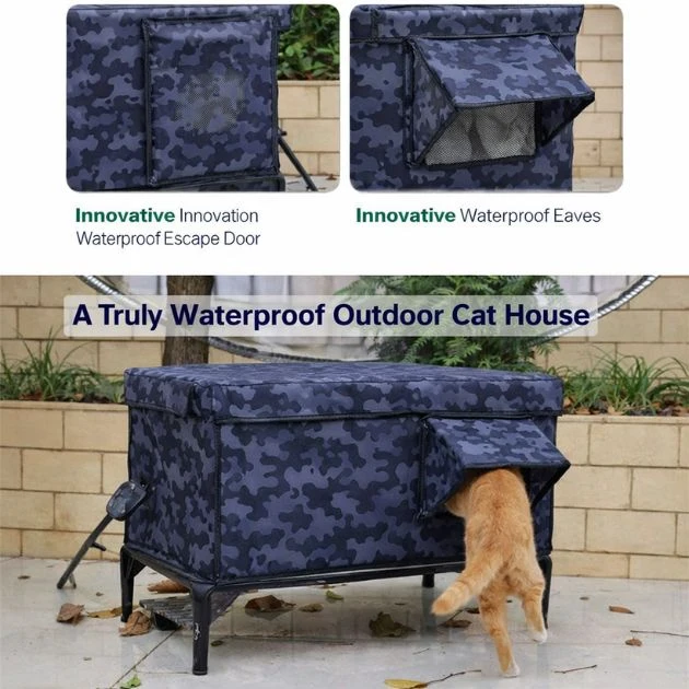 SafePaws™ adăpost exterior impermeabil pentru pisici