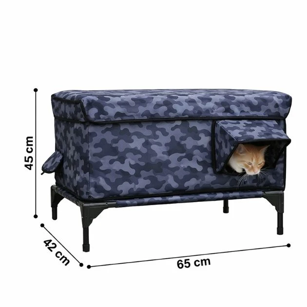 SafePaws™ adăpost exterior impermeabil pentru pisici