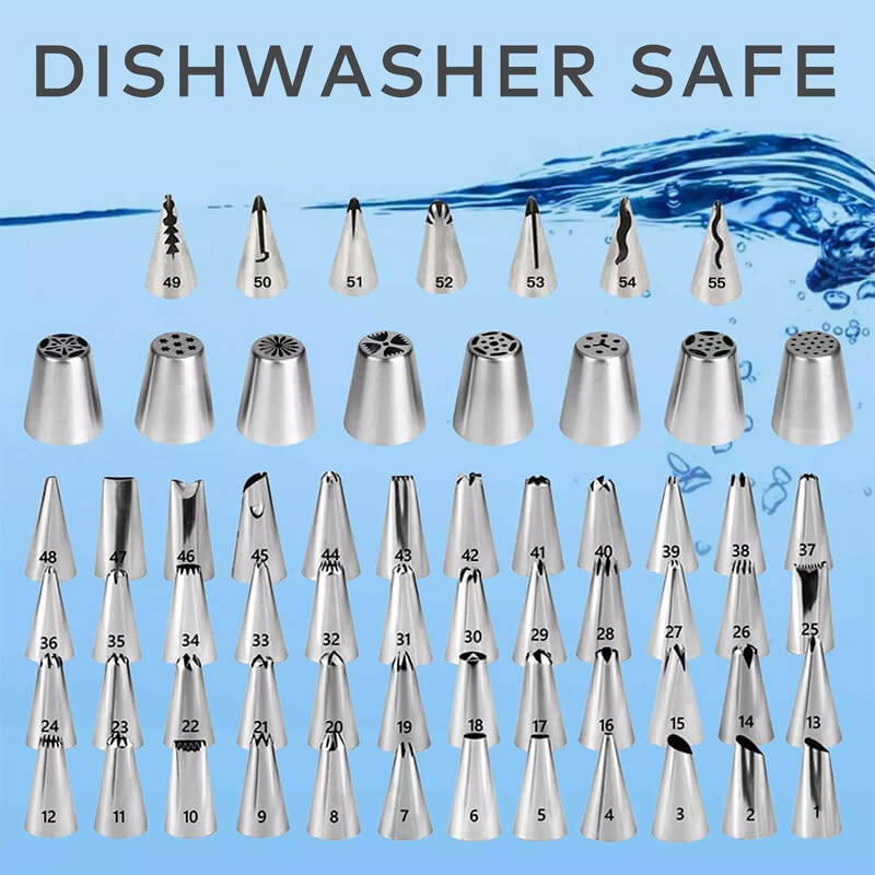 Set cu 137 de piese pentru decorarea torturilor SugarCraft