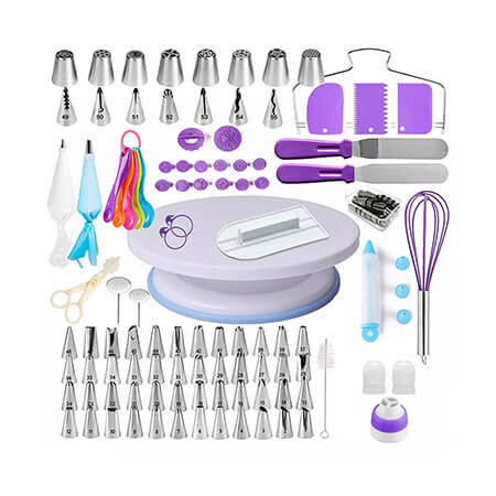 Set cu 137 de piese pentru decorarea torturilor SugarCraft