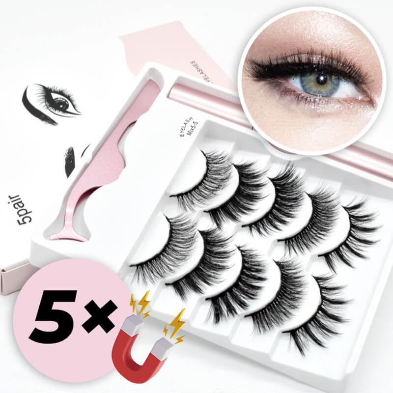 Set de gene false magnetice cu eyeliner Lashy