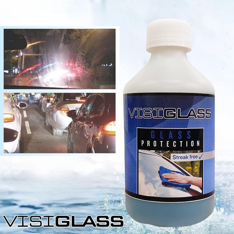 Soluție de curățare și protecție hidrofobă pentru geamuri Visiglass