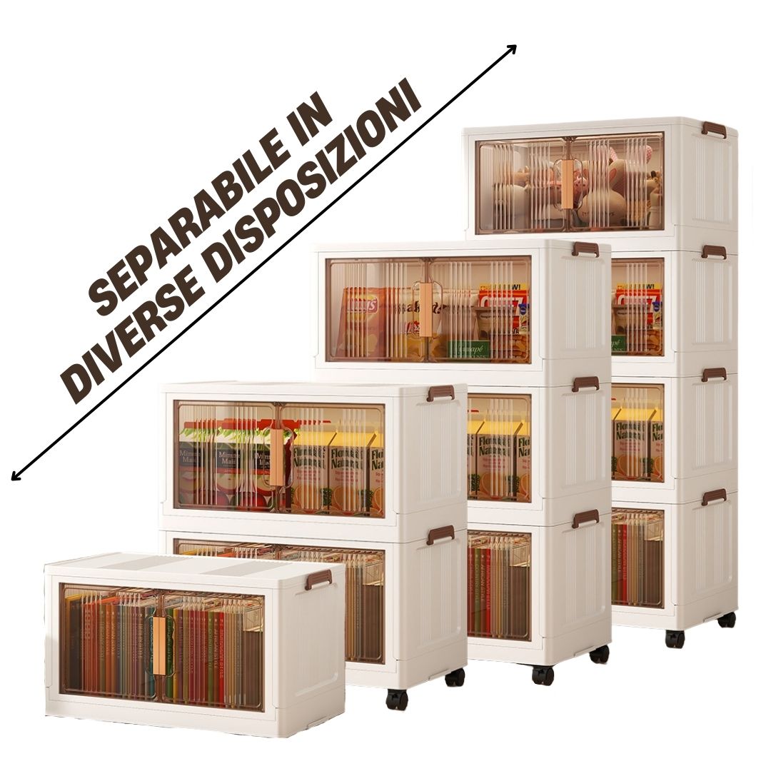 StackRack™ dulap pliabil suprapozabil (4 straturi)