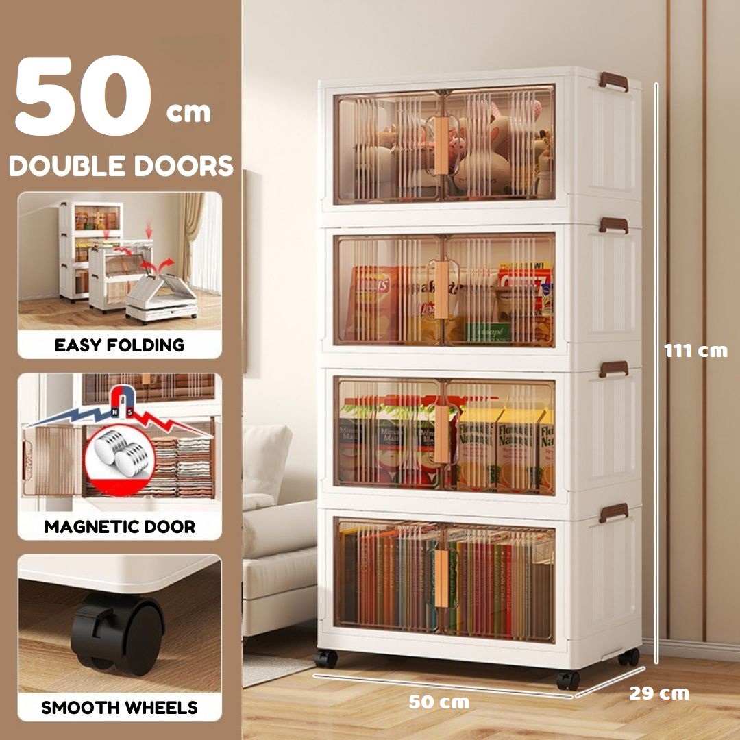StackRack™ dulap pliabil suprapozabil (4 straturi)