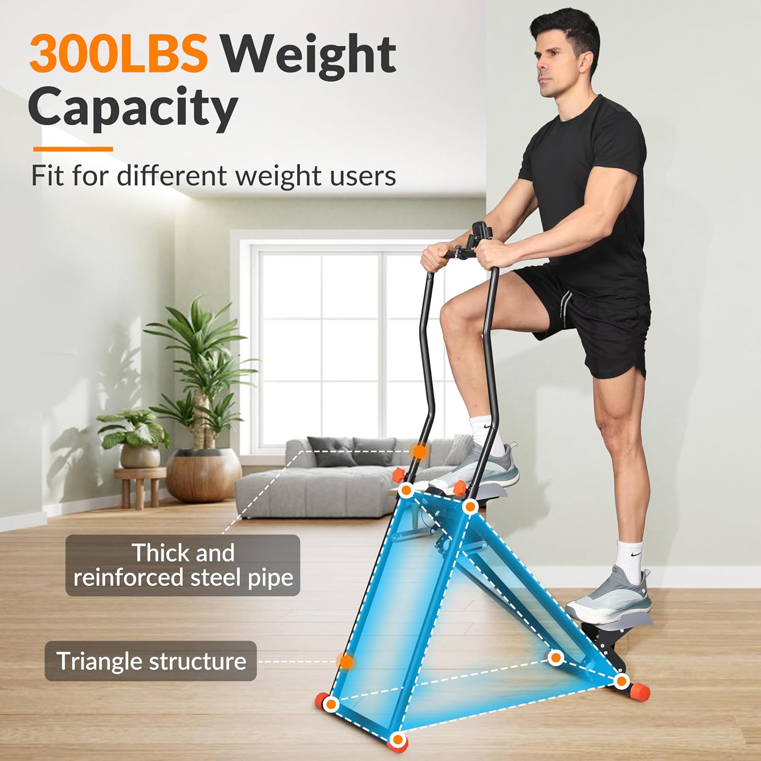 StepFIT™ stepper pentru scări cu mâner