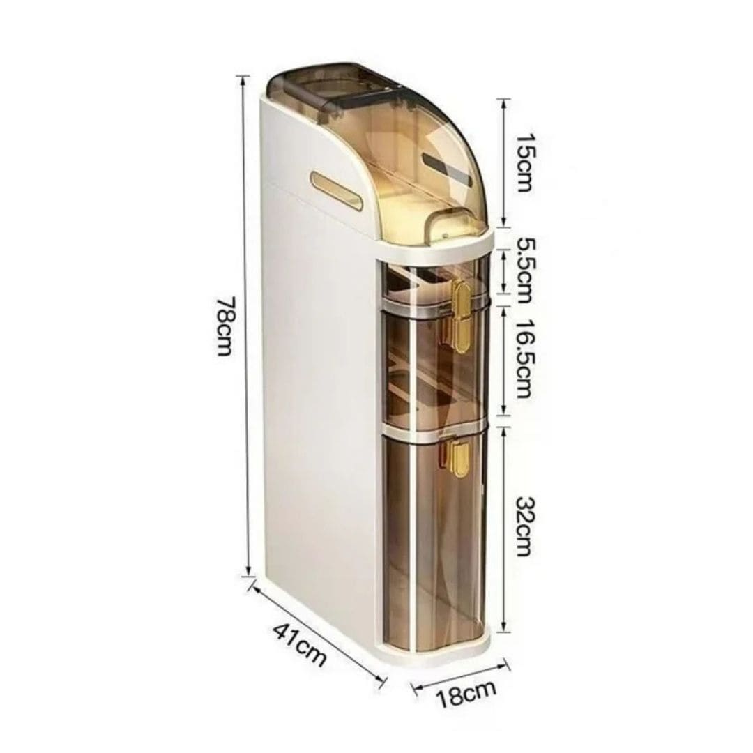 StoreMaster™ raft economizor de spațiu pentru baie