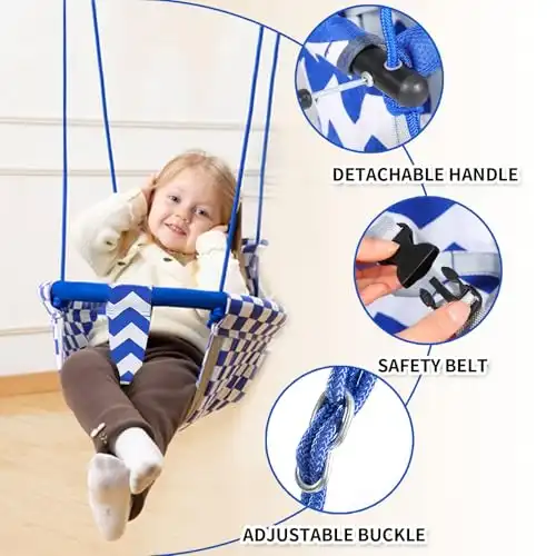 SwingJoy™ bară de tensiune pentru leagăn suspendat pentru copii