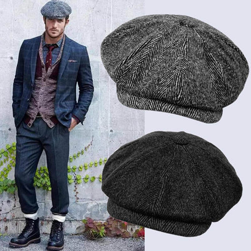 Muška vintage beretka Gatsby