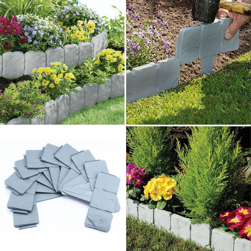 Set ivičnjaka za vrt FloralGrace (10 kom - 2,5 m dužine)