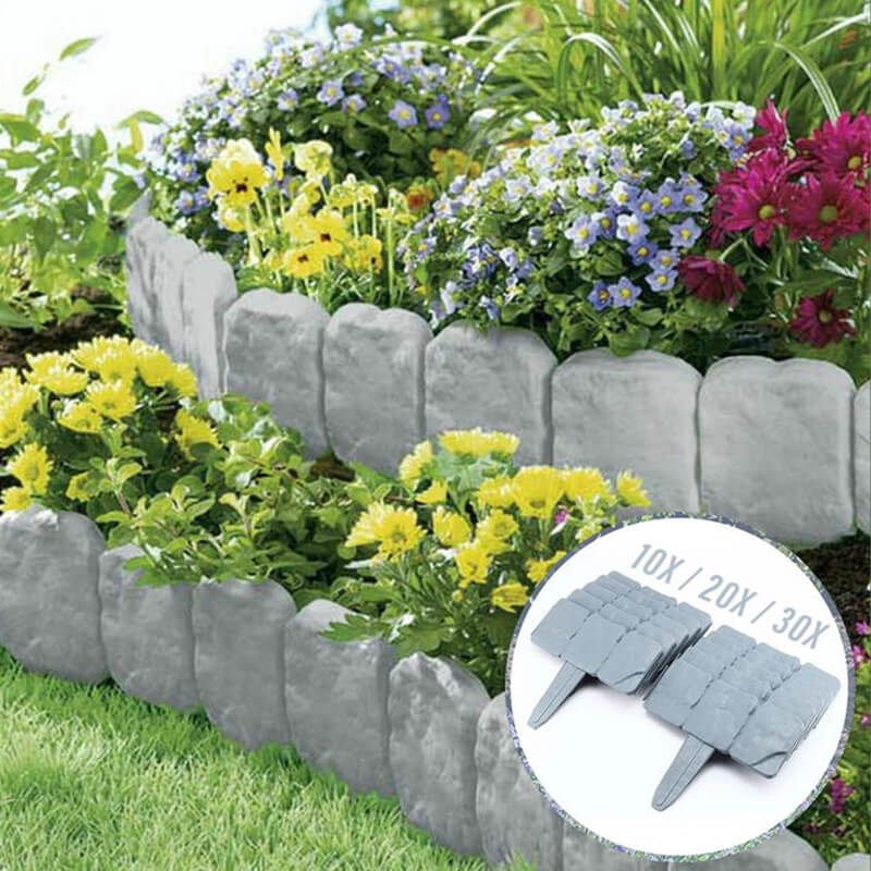 Set ivičnjaka za vrt FloralGrace (10 kom - 2,5 m dužine)