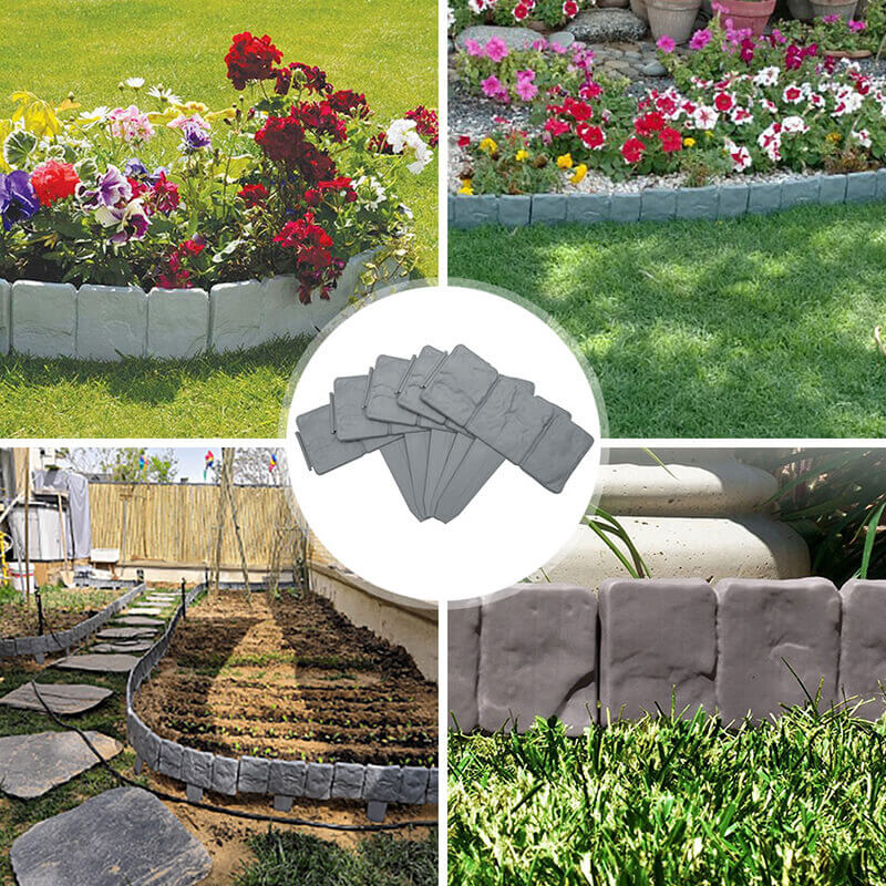 Set ivičnjaka za vrt FloralGrace (10 kom - 2,5 m dužine)