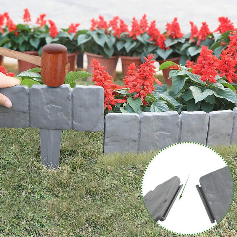 Set ivičnjaka za vrt FloralGrace (10 kom - 2,5 m dužine)
