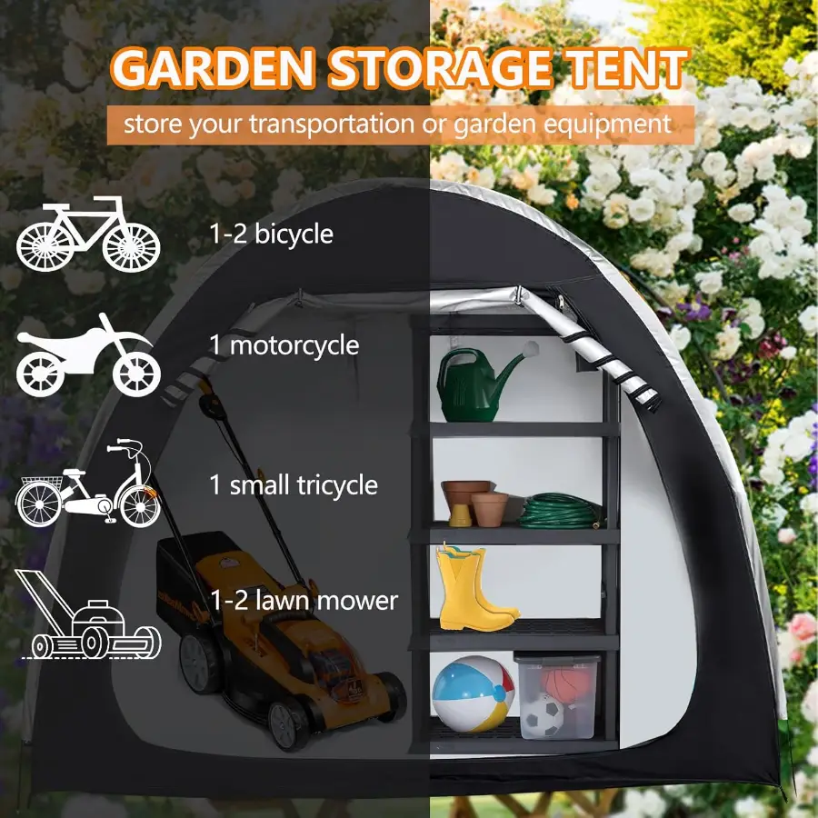 StormRack™ šator za skladištenje bicikala na otvorenom