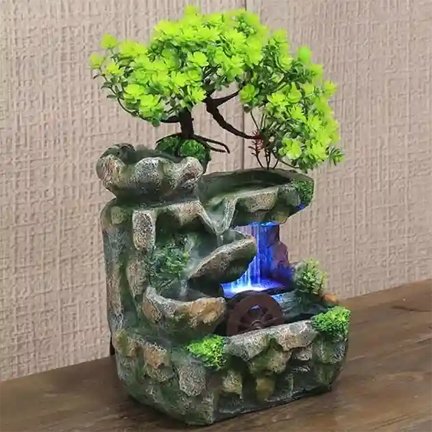 DreamMill™ stolová LED fontána s vodným mlynom