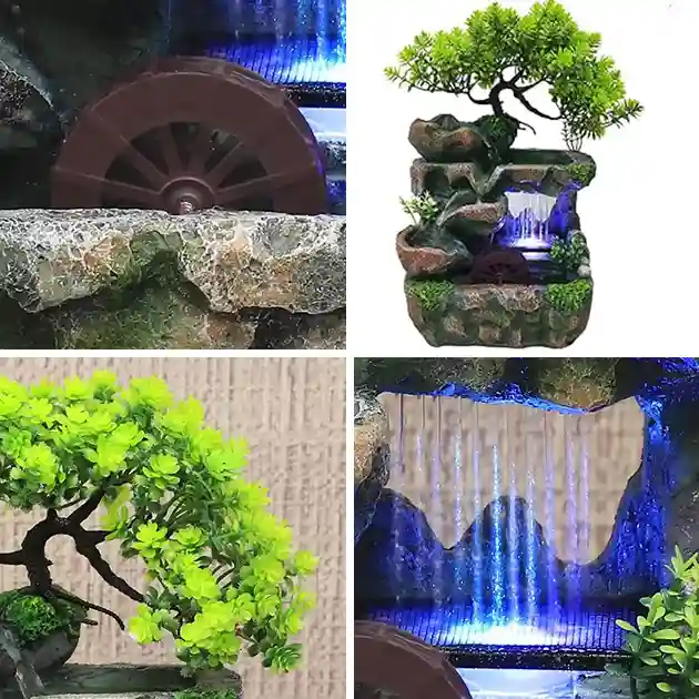 DreamMill™ stolová LED fontána s vodným mlynom