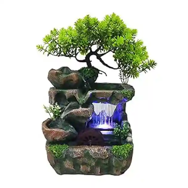 DreamMill™ stolová LED fontána s vodným mlynom