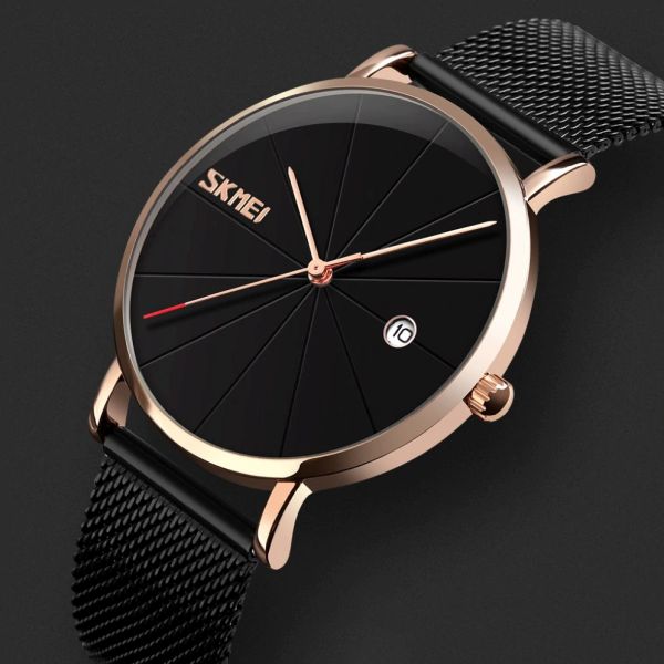 Elegantné pánske hodinky L'argent Noir