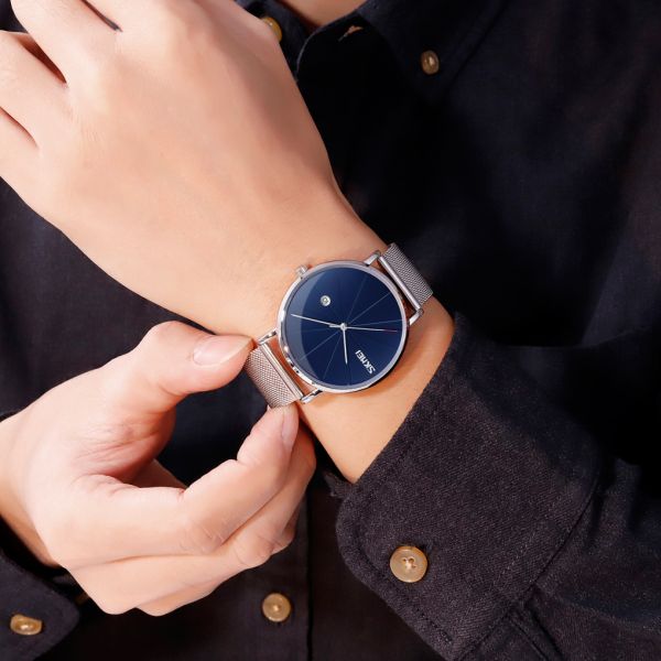 Elegantné pánske hodinky L'argent Noir