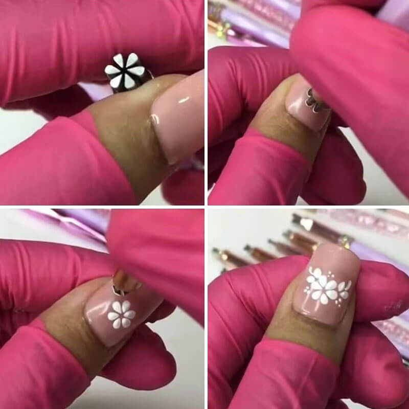 Sada pečiatok na nechty NailCraft™ (15 ks)