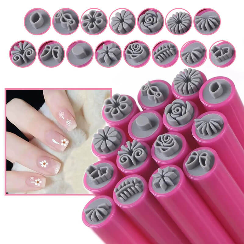 Sada pečiatok na nechty NailCraft™ (15 ks)