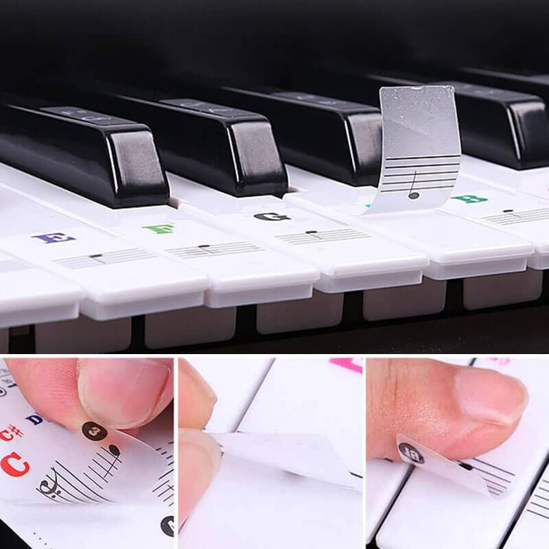 Samolepky na klávesy PianoCoach