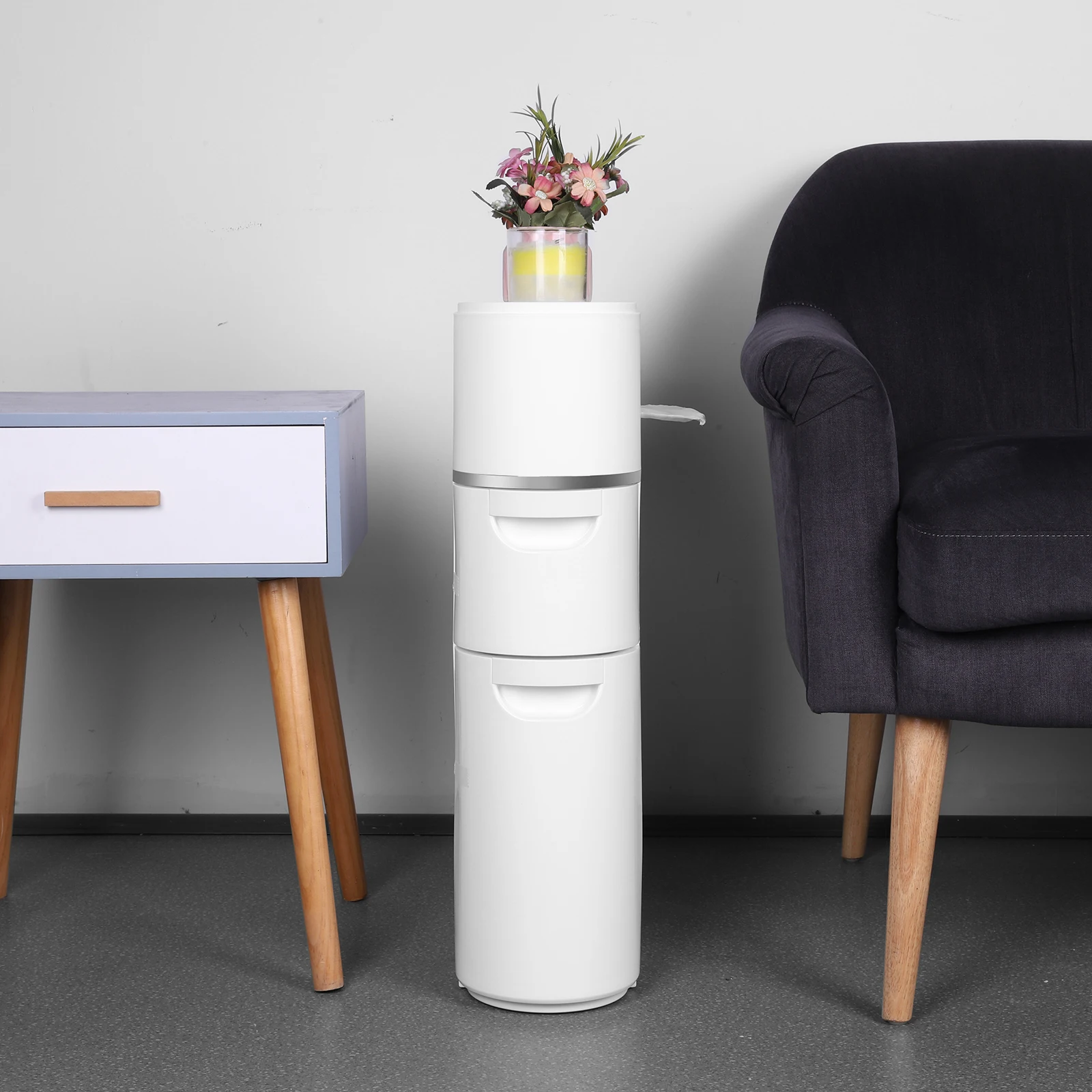 StoreLux™ Luxusný úložný regál do medzier medzi nábytkom - 4 úrovne
