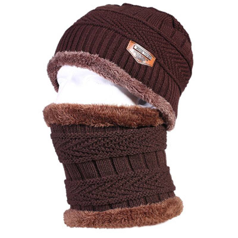 Zimná čiapka a šál 2v1