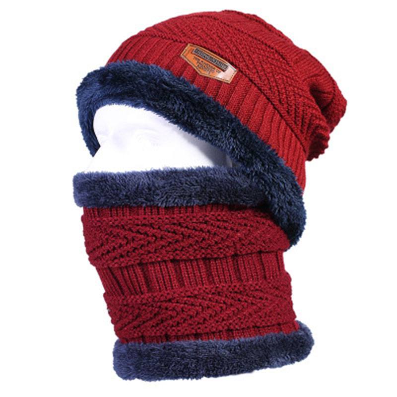 Zimná čiapka a šál 2v1